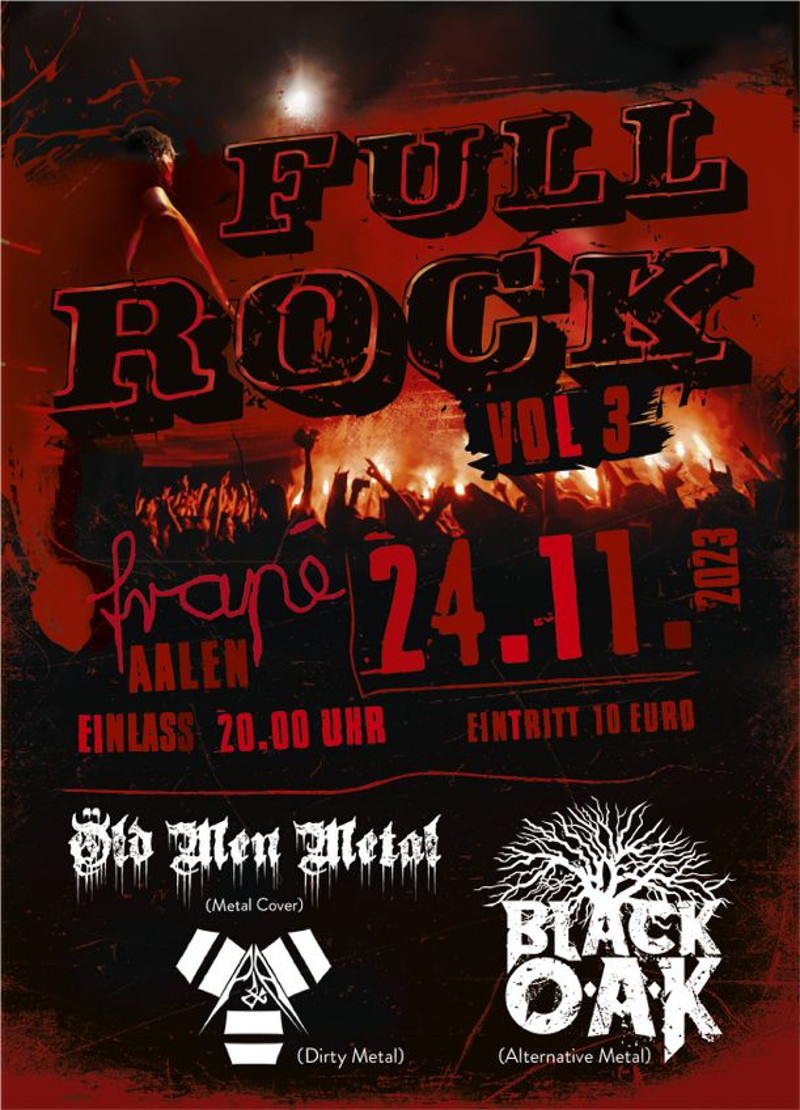 Full Rock im Frape Flyer 2023